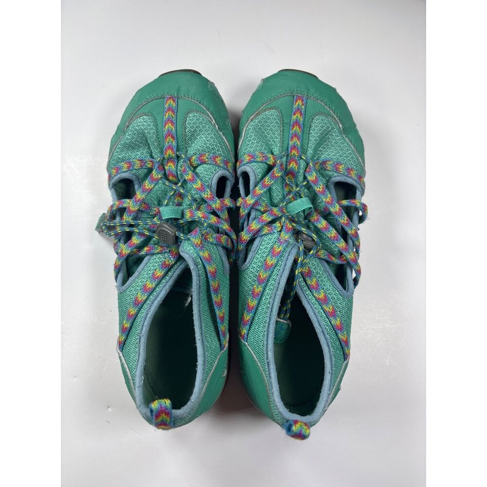 Chaco Kids Junior Performance Footwear Sandals Teal Rainbow Size 5 Youth